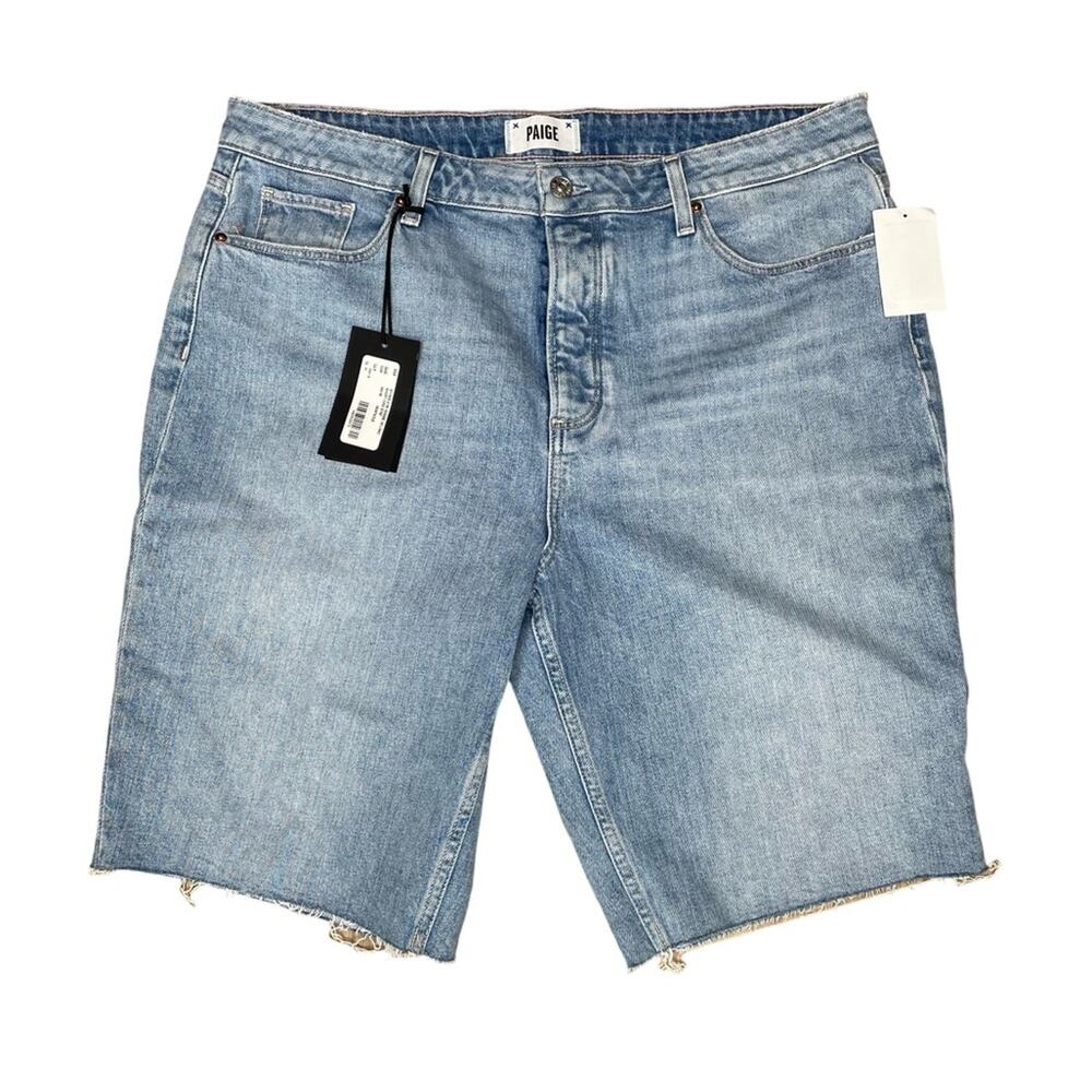 PAIGE Robbie High Rise Slim Bermuda Shorts Montague Women’s Sz 33